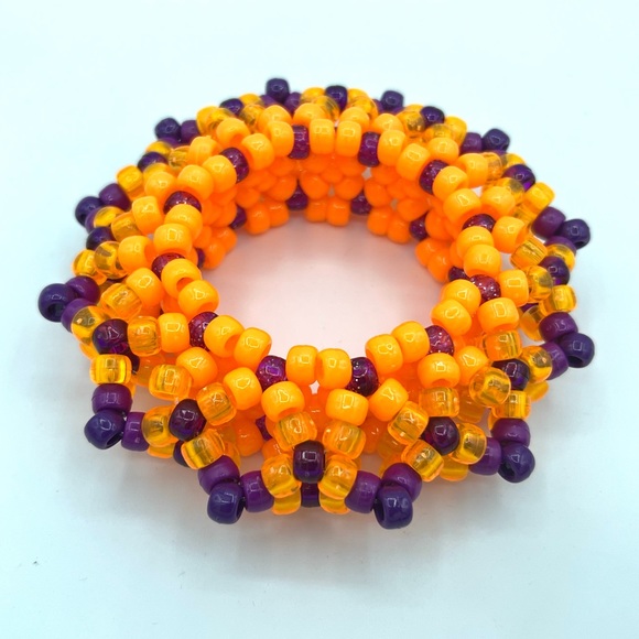 ❌SOLD❌ 🧡💜 “Spyro” Kandi Cuff - Picture 4 of 6